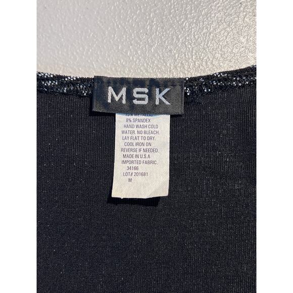 Vintage MSK Top Y2K Babydoll Metallic Glitter Whimsigoth Fairy Going Out Holiday - Picture 5 of 5